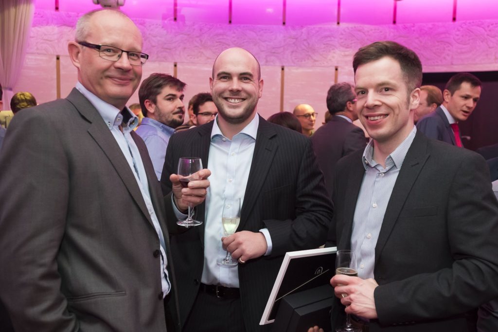 Jasonwith his award with RB Graduate Engineer Jon Farnworth and Chris Hibbert RB Plant Design and Manufacturing Manager.