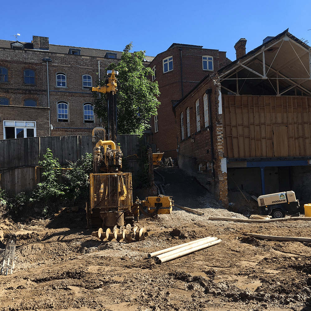 Roger Bullivant - Sectional Light Auger Piles - Guildhall