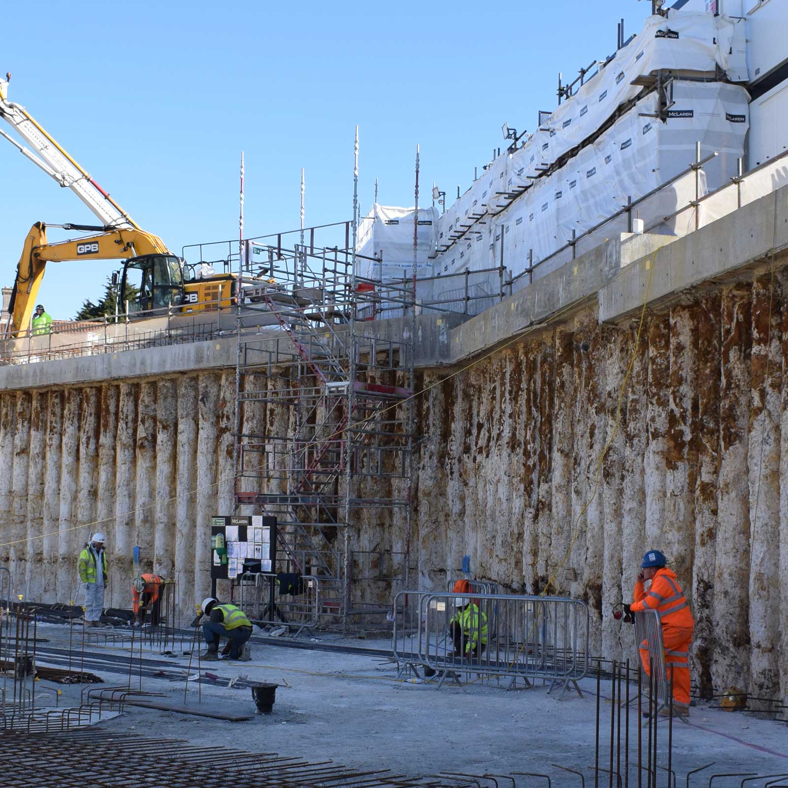 Roger Bullivant Contiguous Piled Retaining Walls