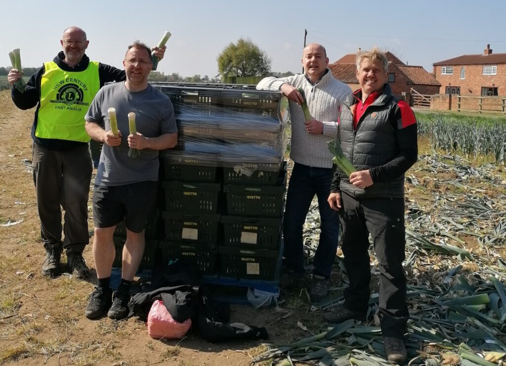 Lions International - Leek Gleaning Project