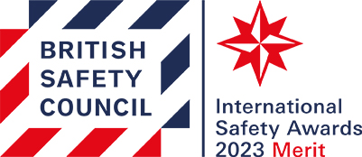 British Safety Council International Safety Awards 2023 Merit Logo