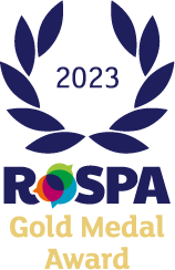 RoSPA 2023 Gold Medal Award logo