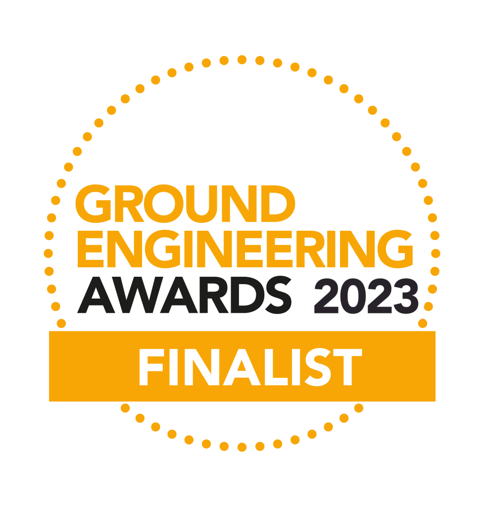 Logo of the Finalist Ground Engineering Awards 2023