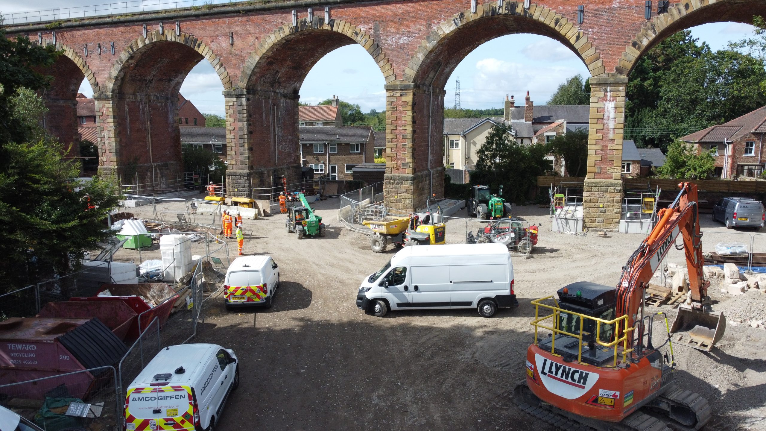 DCIM100MEDIADJI_0612.JPG drone shot at Yarm Viadauct