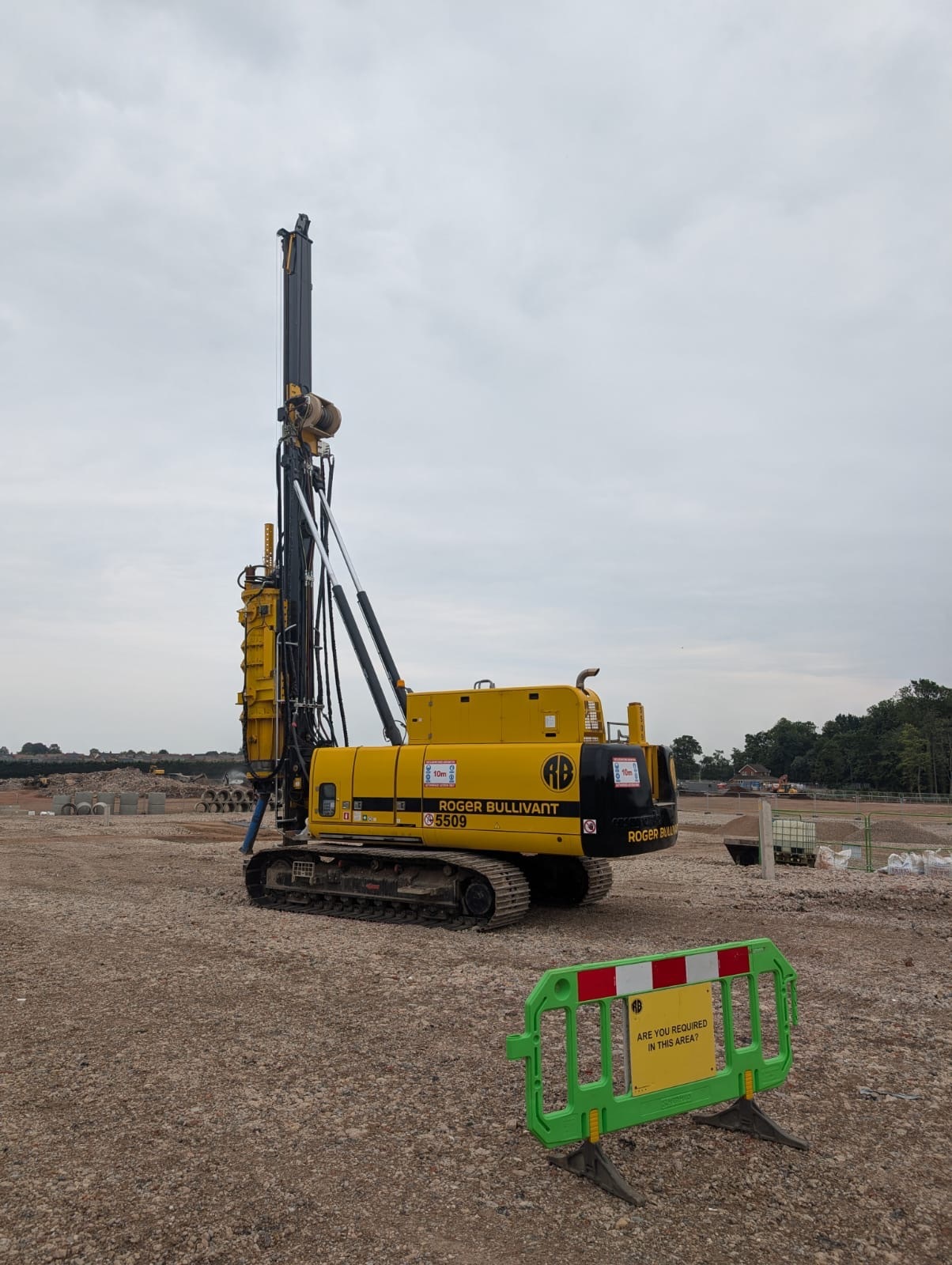 RBL’s new 5509 driven piling rig
