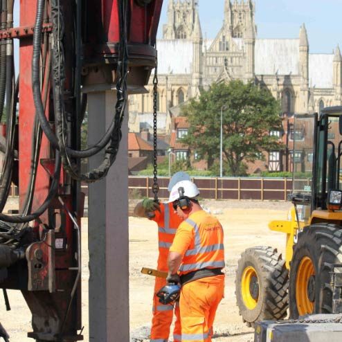 Piling Piling Workers